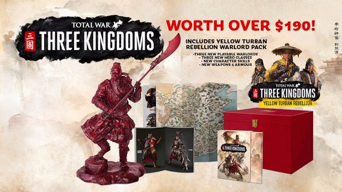 Win Total War: Three Kingdoms Collector's Edition worth over $190